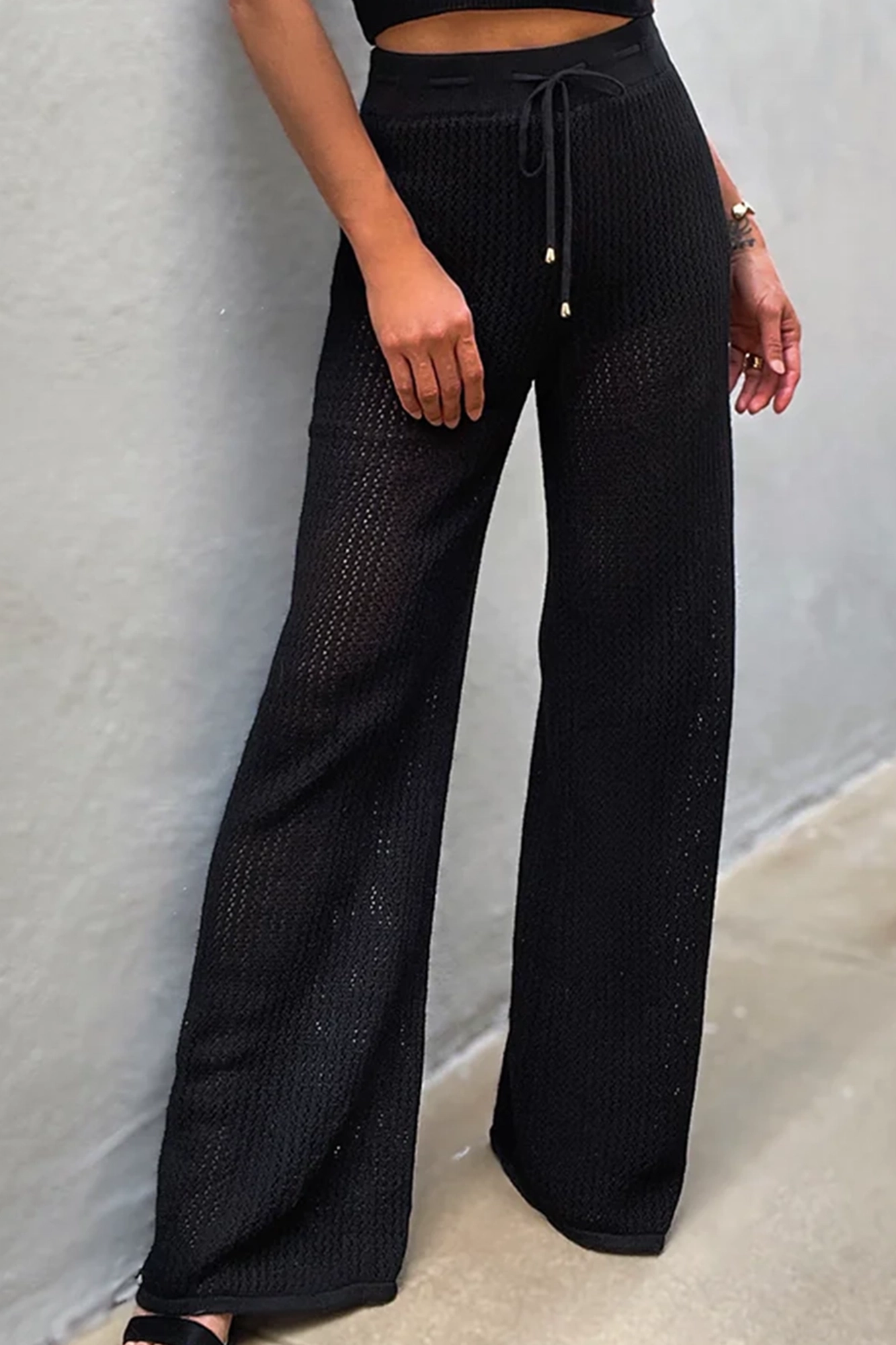 Jordina Knit Pants (Black)