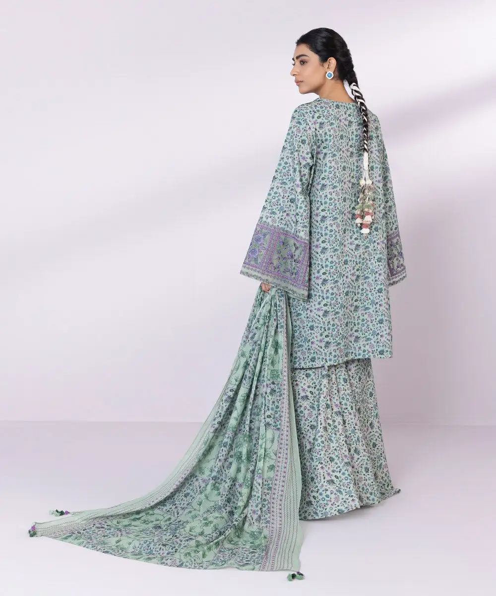 3 Piece - Embroidered Lawn Suit