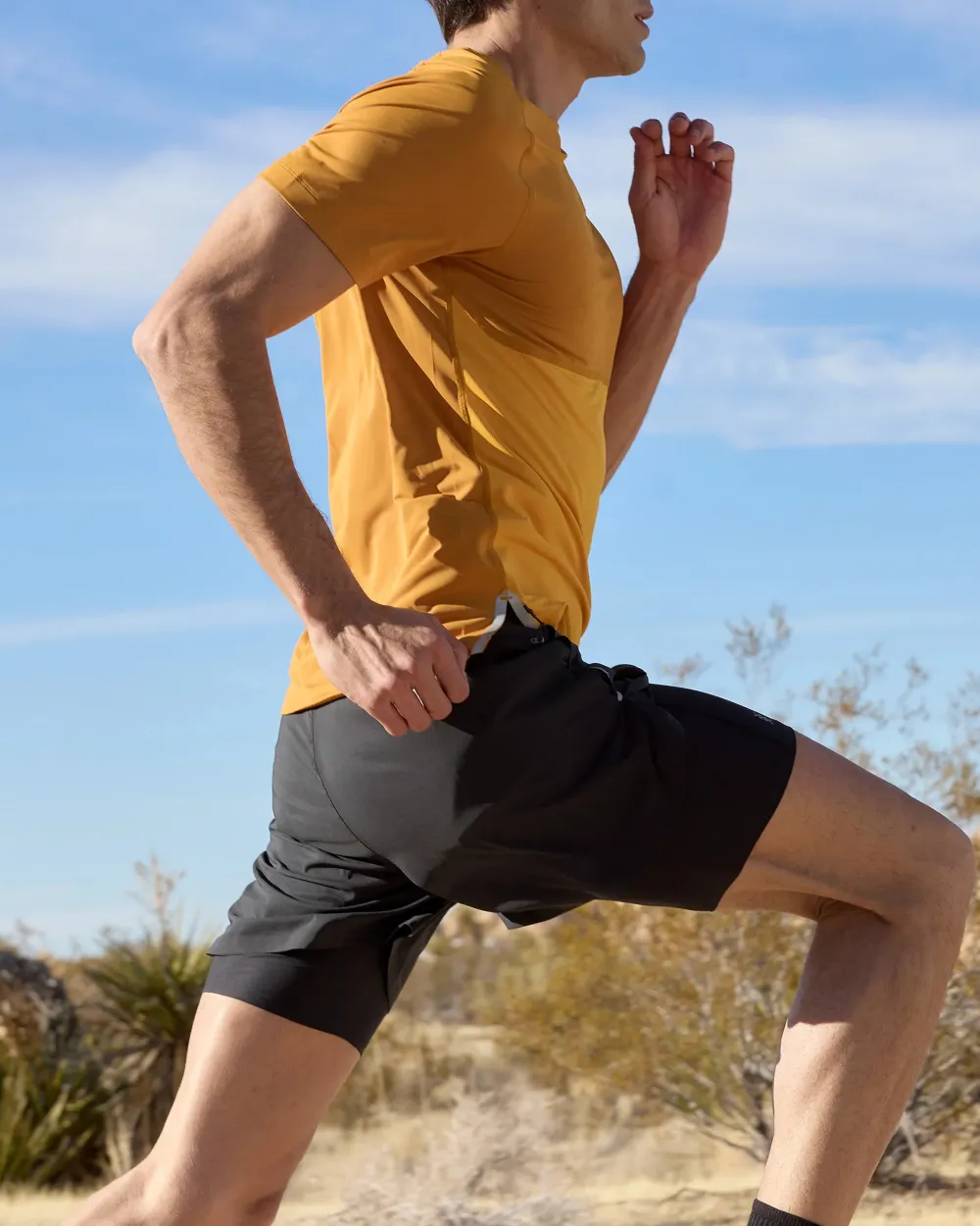 Harvest Brown Sports Short Sleeve T-shirts