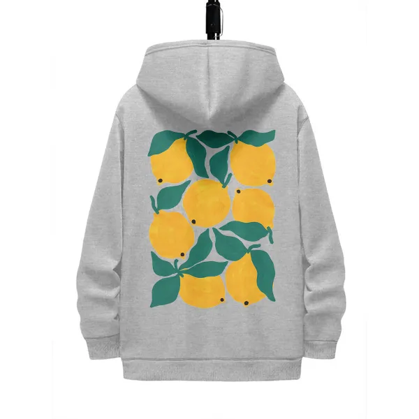 LEMONE ART PATTERN PRINTED HOODIE