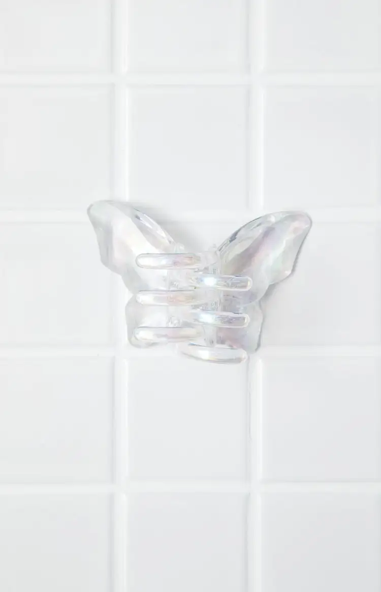 Butterfly Iridescent Claw Clip