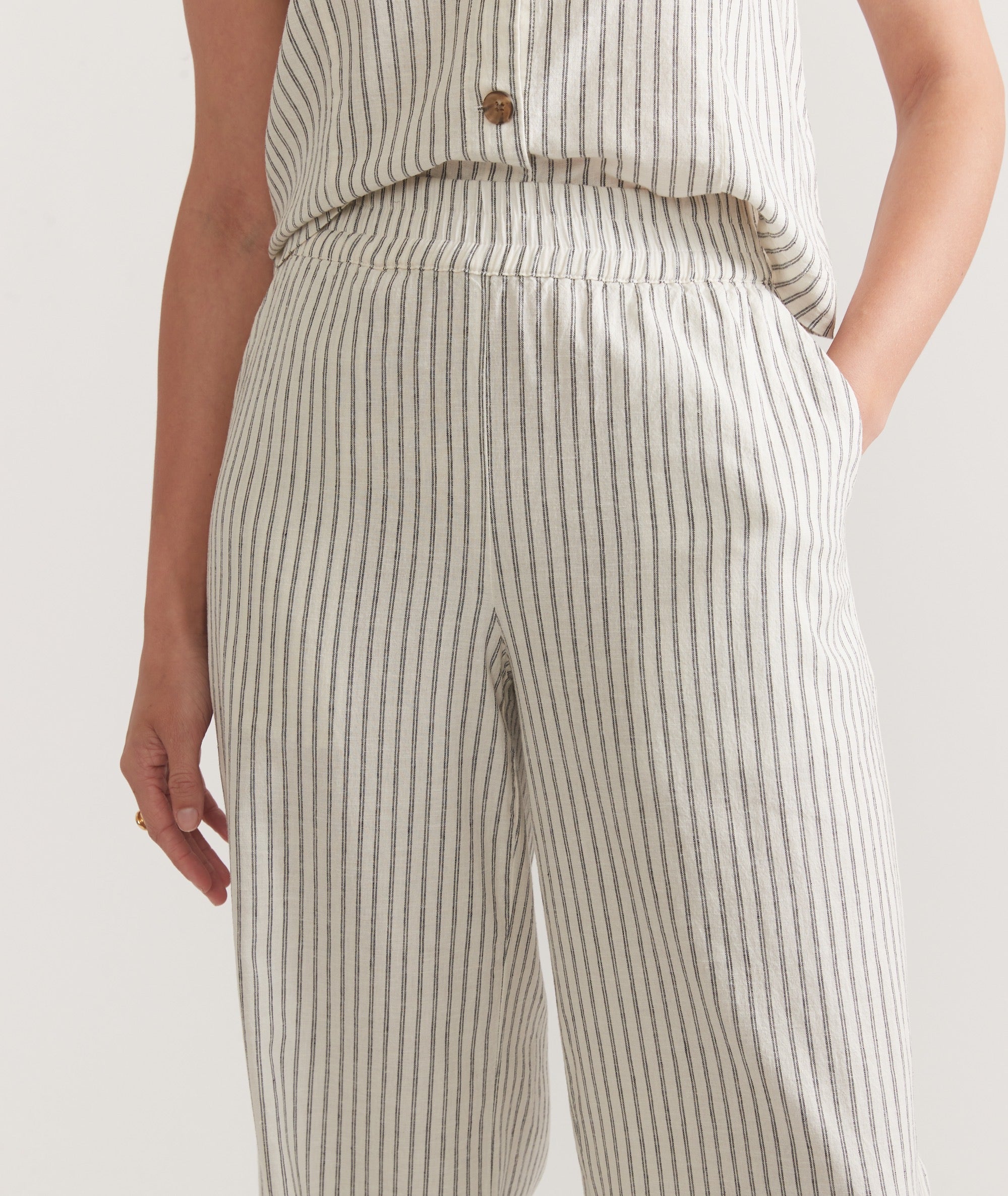 Natural Stripe Trouser