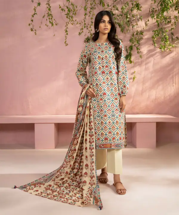 2 Piece - Printed Lawn Suit