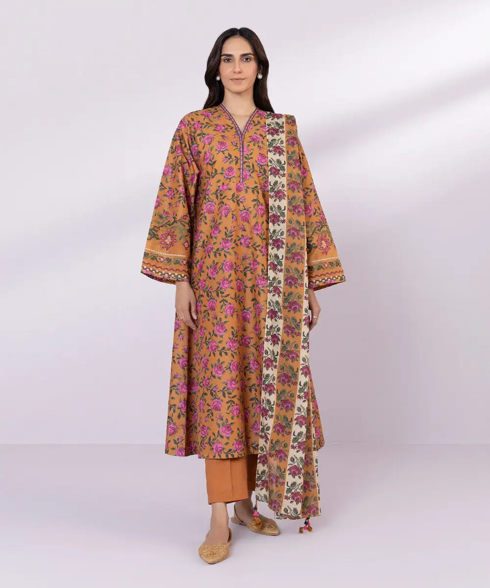 2 Piece - Embroidered Lawn Suit