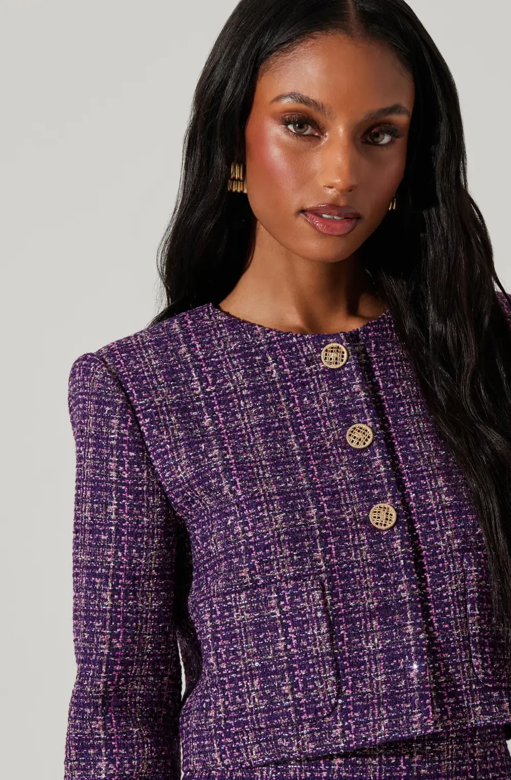 Lyssa Tweed Cropped Jacket