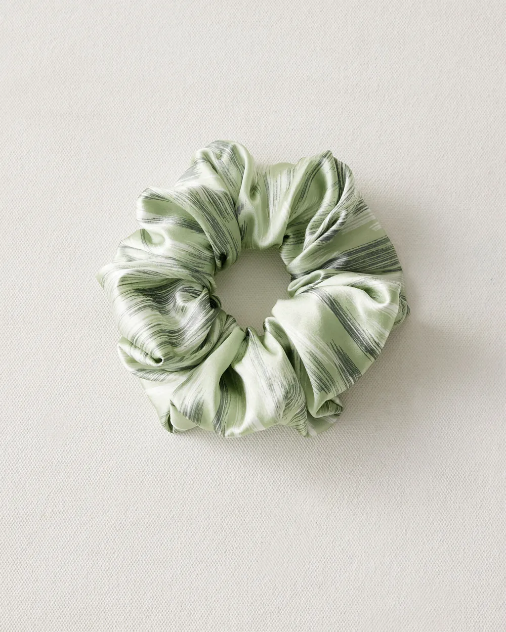 Washable Silk Tulum Print Scrunchie