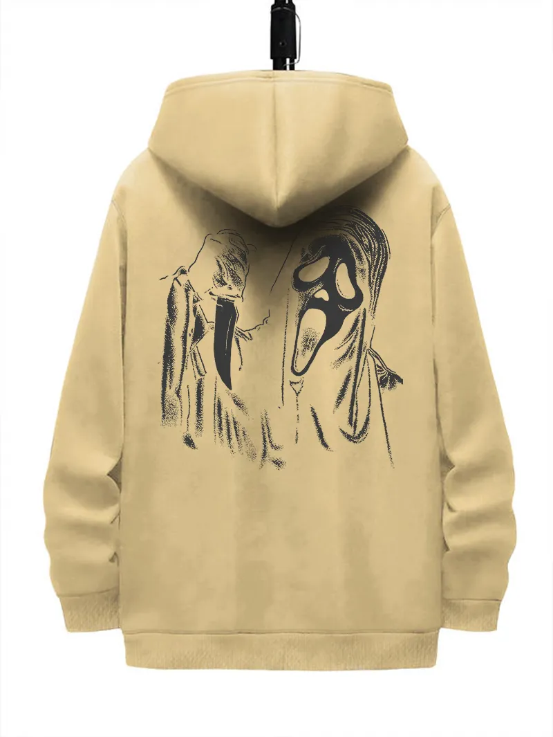 Ghost print hoodies how perfect and cozy piece for your Halloween day