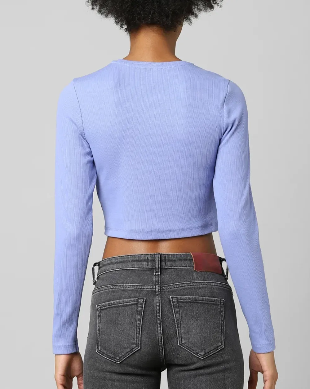 Blue Cropped Top