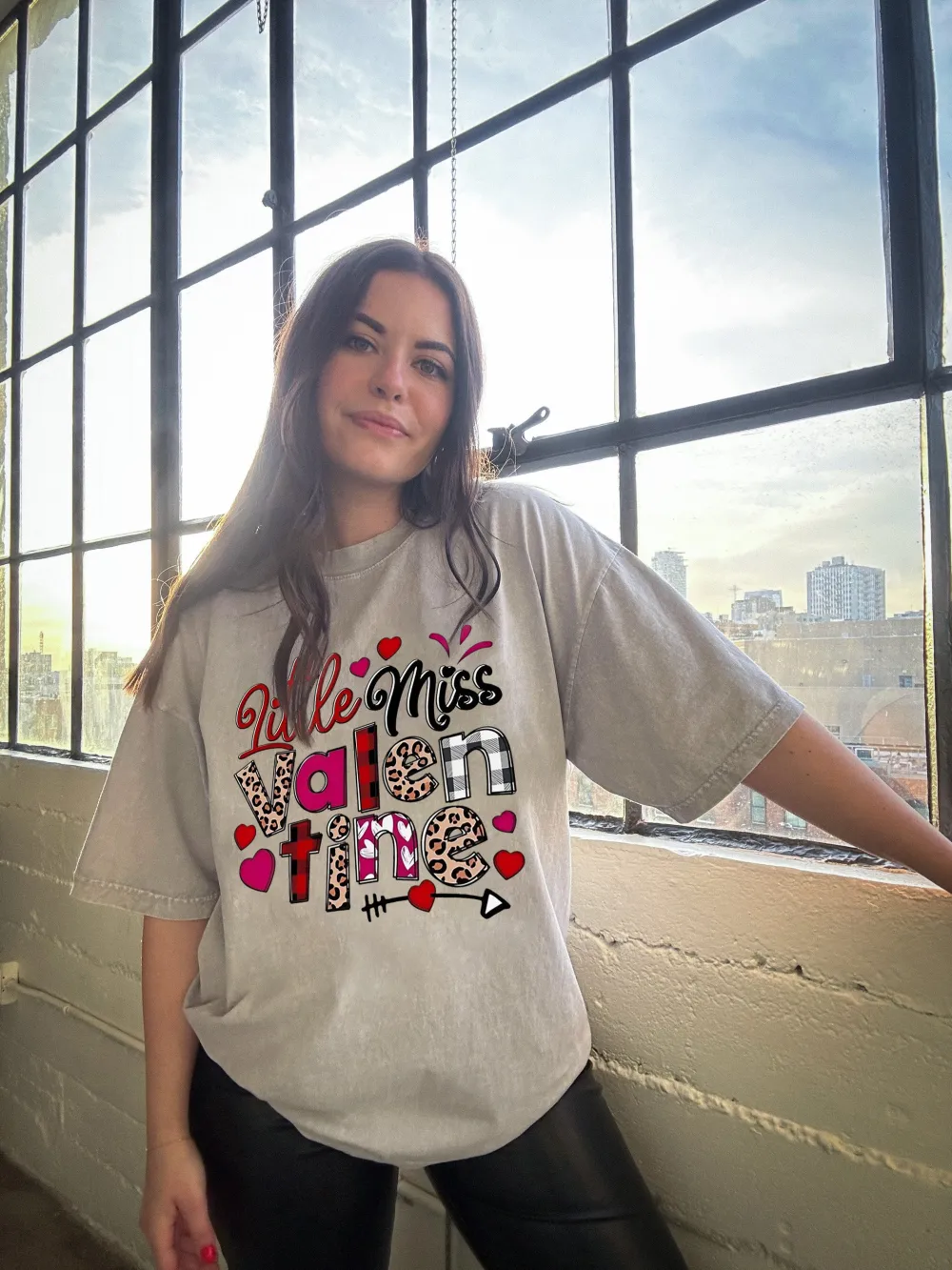 Women's Letter Love Printed T-shirt