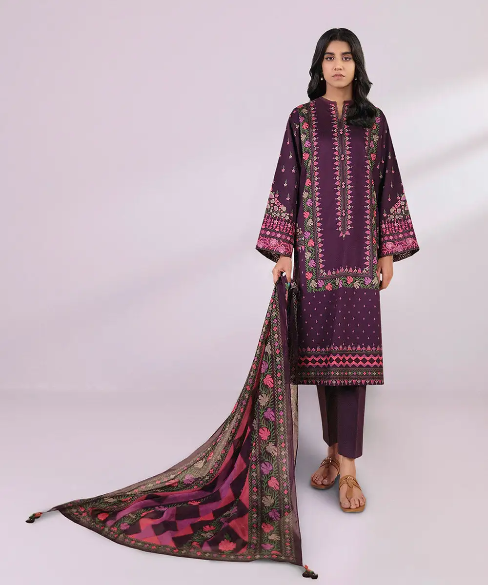 2 Piece - Embroidered Lawn Suit