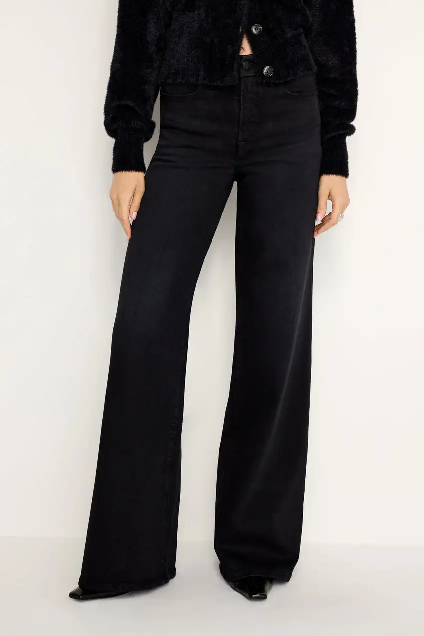 SOFT-TECH GOOD WAIST PALAZZO JEANS