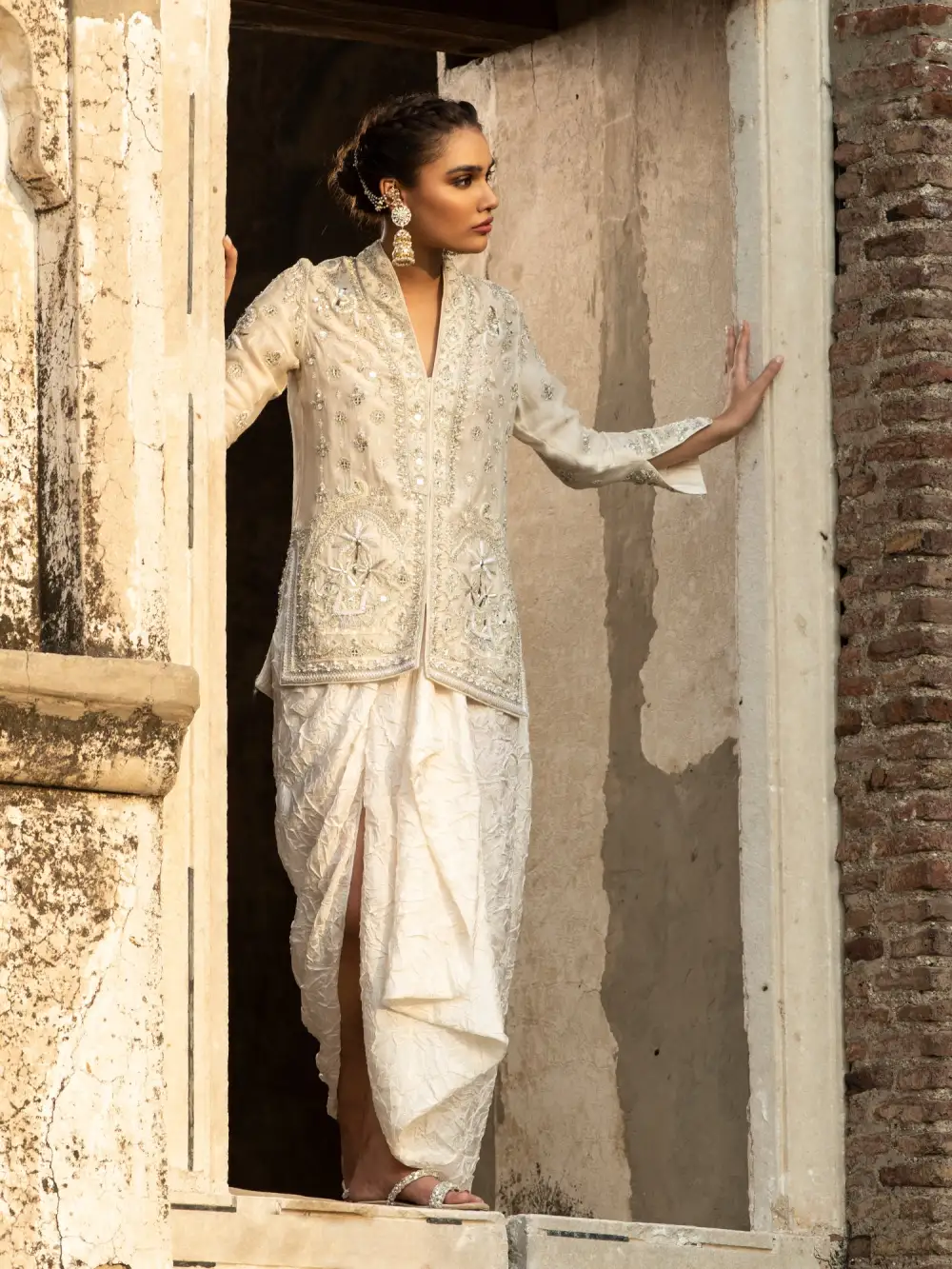 RANI JACKET W/ DHOTI SKIRT