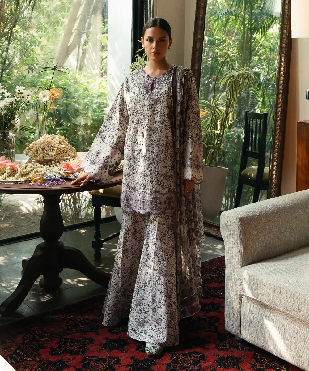 3 Piece - Embroidered Lawn Suit