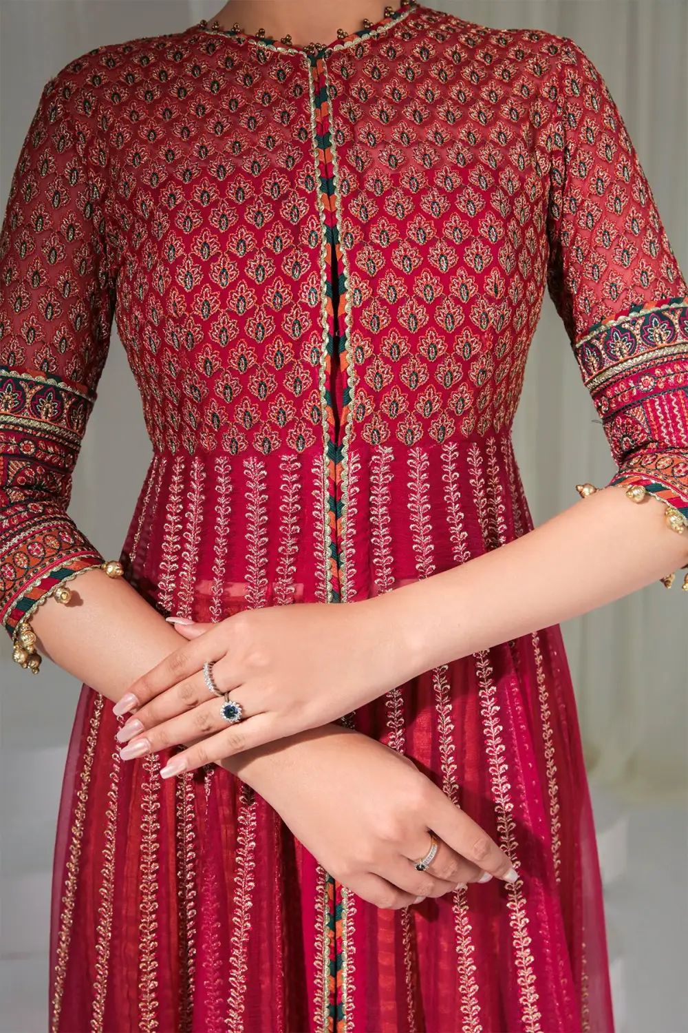 EMBROIDERED CHIFFON SETS