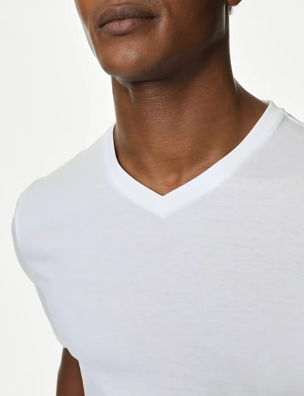 Pure Supima Cotton V-Neck T-Shirt