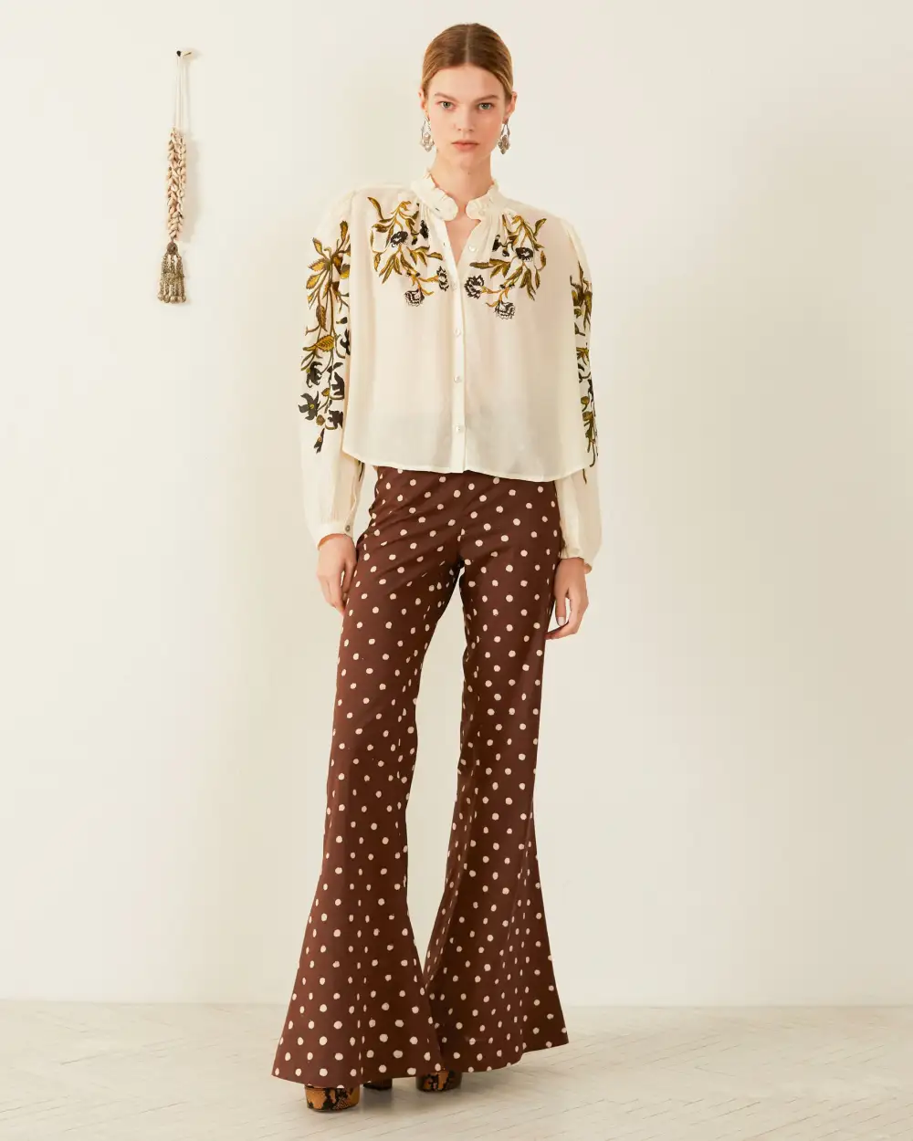 Annabel Olive Lily Valley Shirt