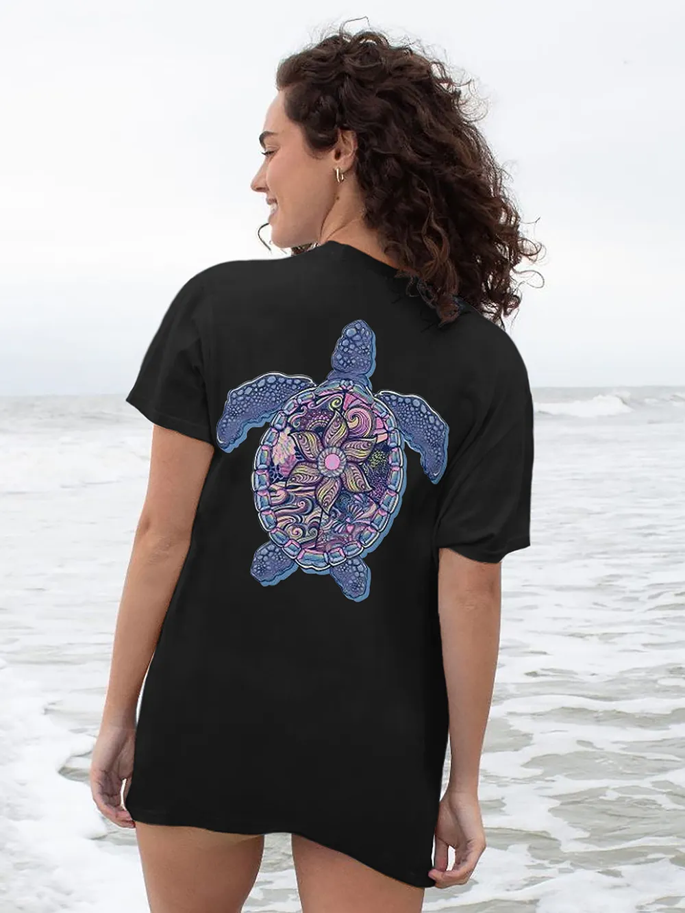 Pretty Turtle Pattern Tee