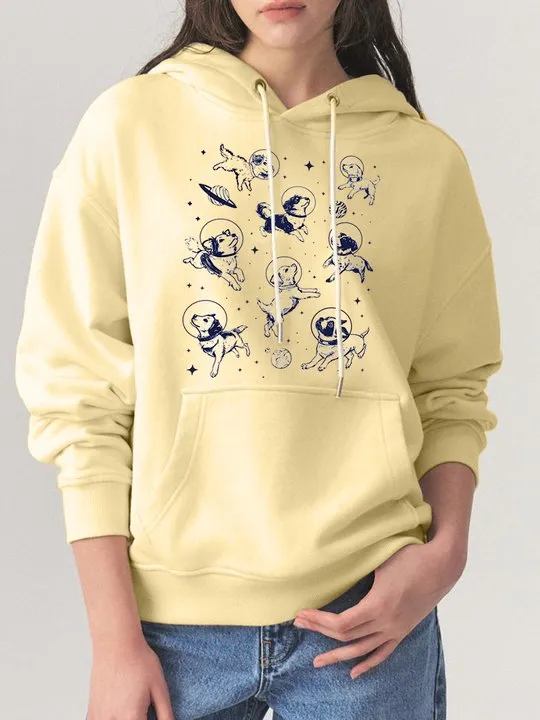 CUTE DOGS PATTERN HOODIE