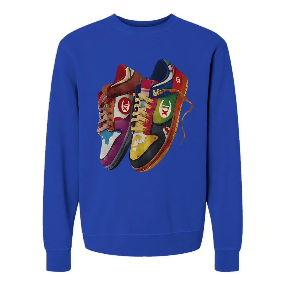 SHOE DESIGNED PATTERN PRINTED SWEATSHIRT 02