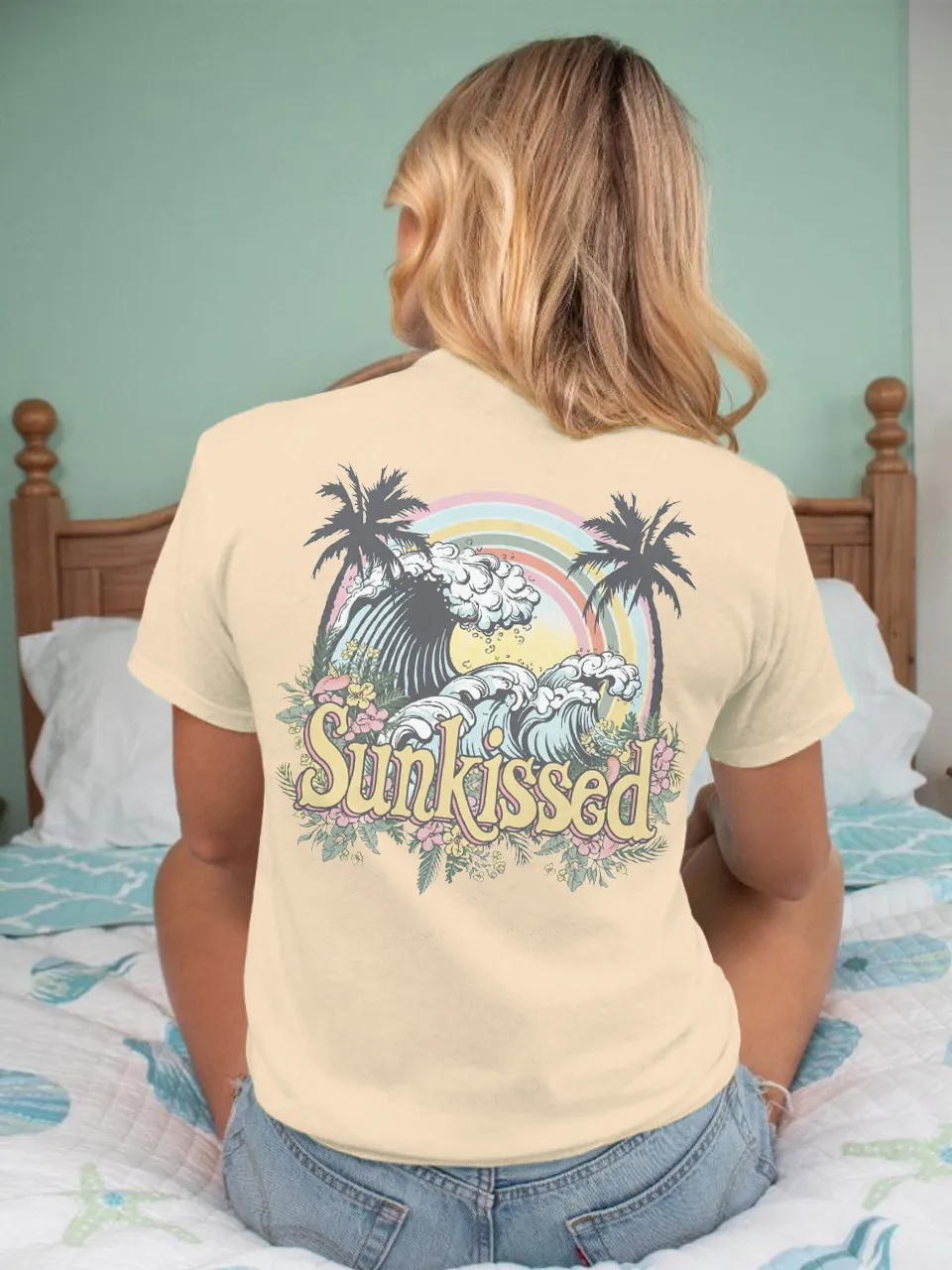 Sunkissed Flowers Tee