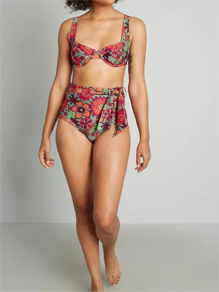 The Greta High-Waisted Bikini Bottom