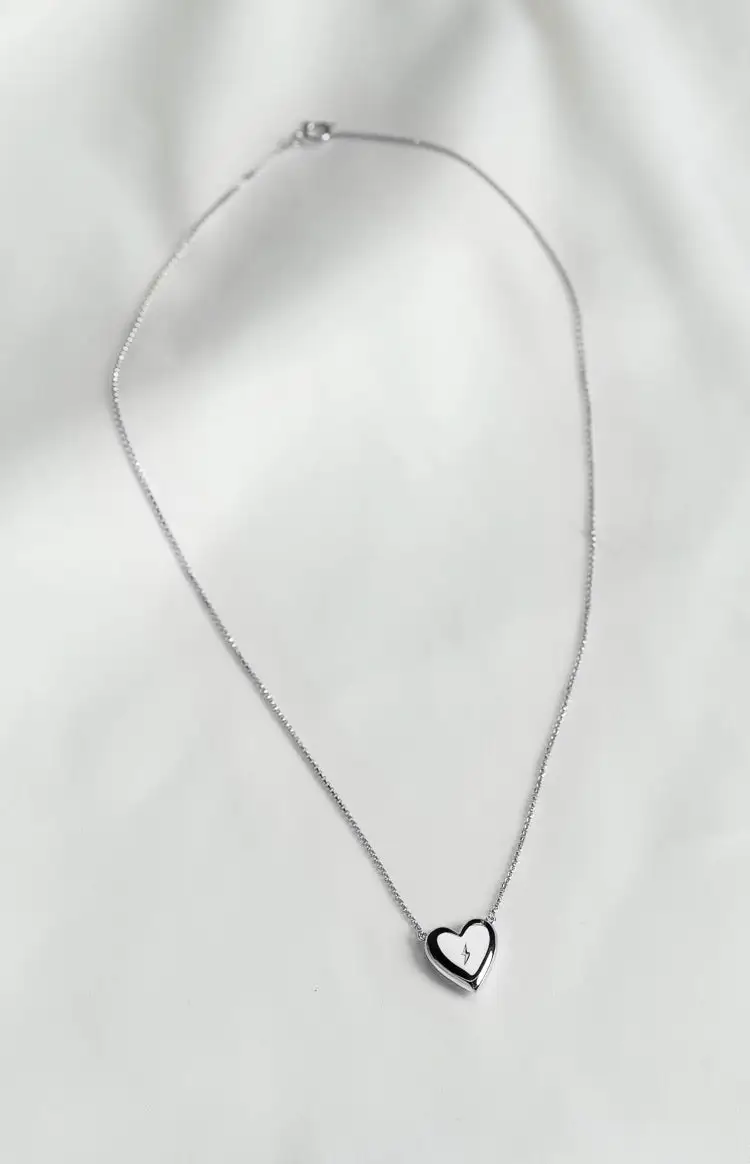 Lovestruck Lou Lewi Silver Necklace