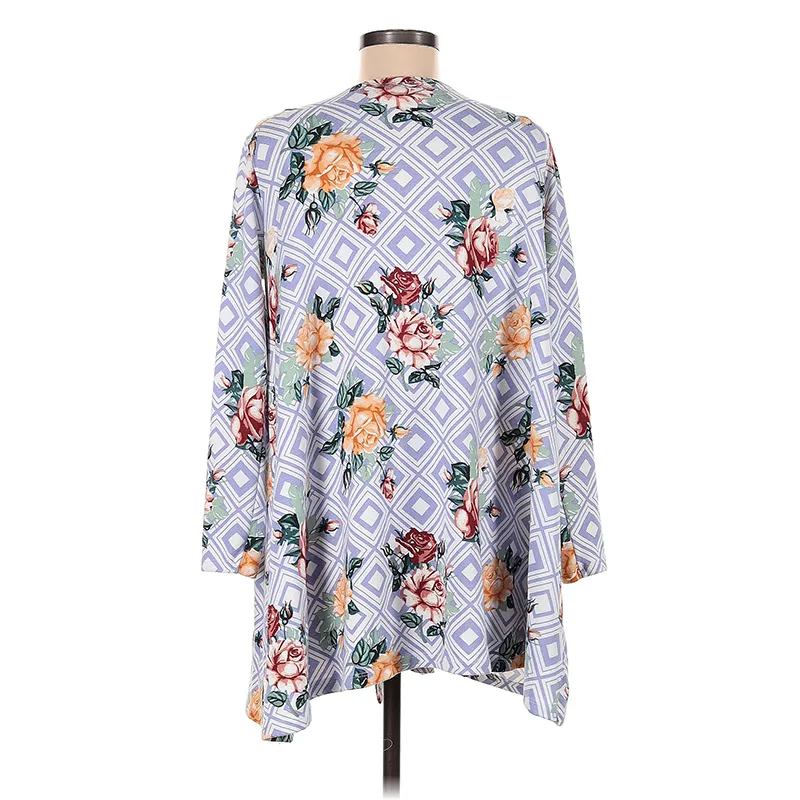 Casual Southwest Ethnic Floral Women'S Cardigan