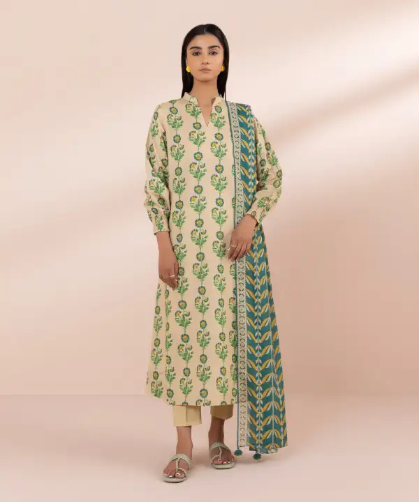 2 Piece - Printed Lawn Suit