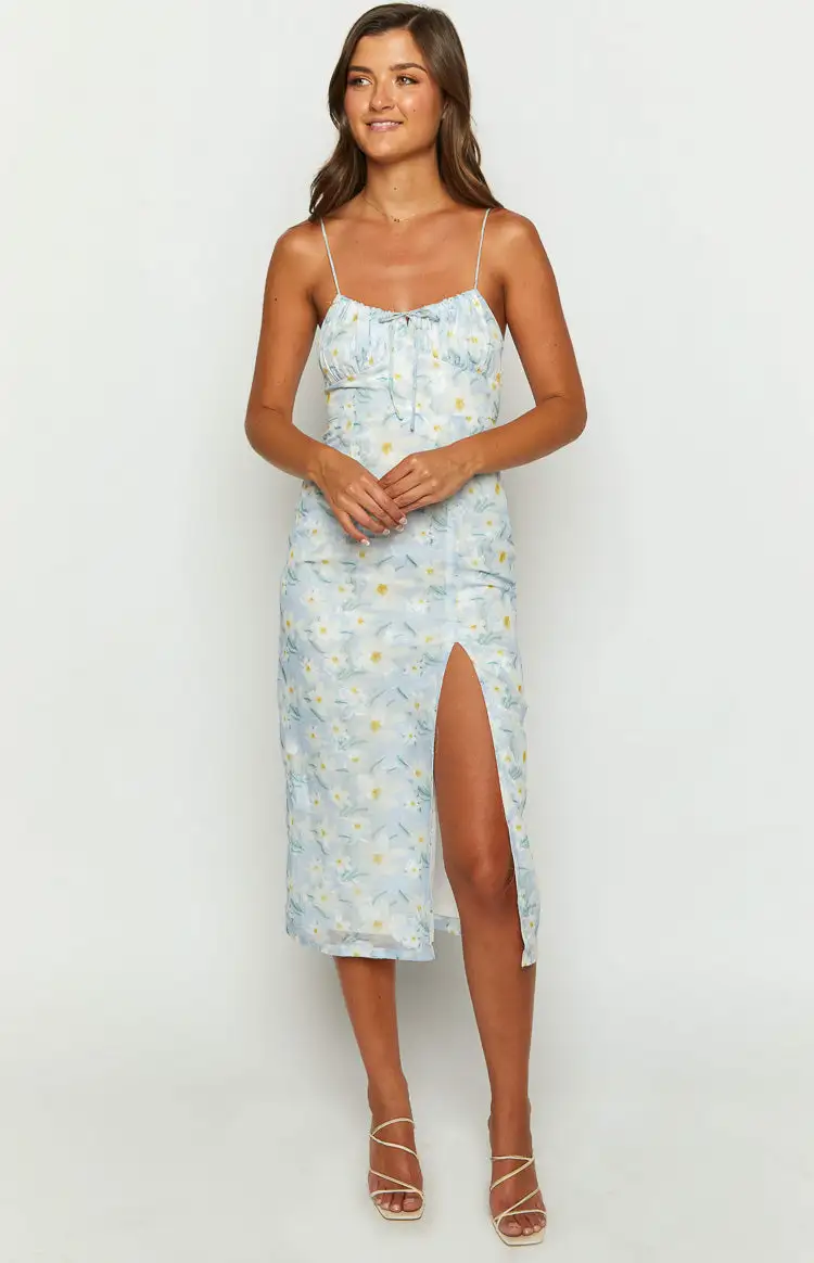 Paloma Blue Floral Midi Dress