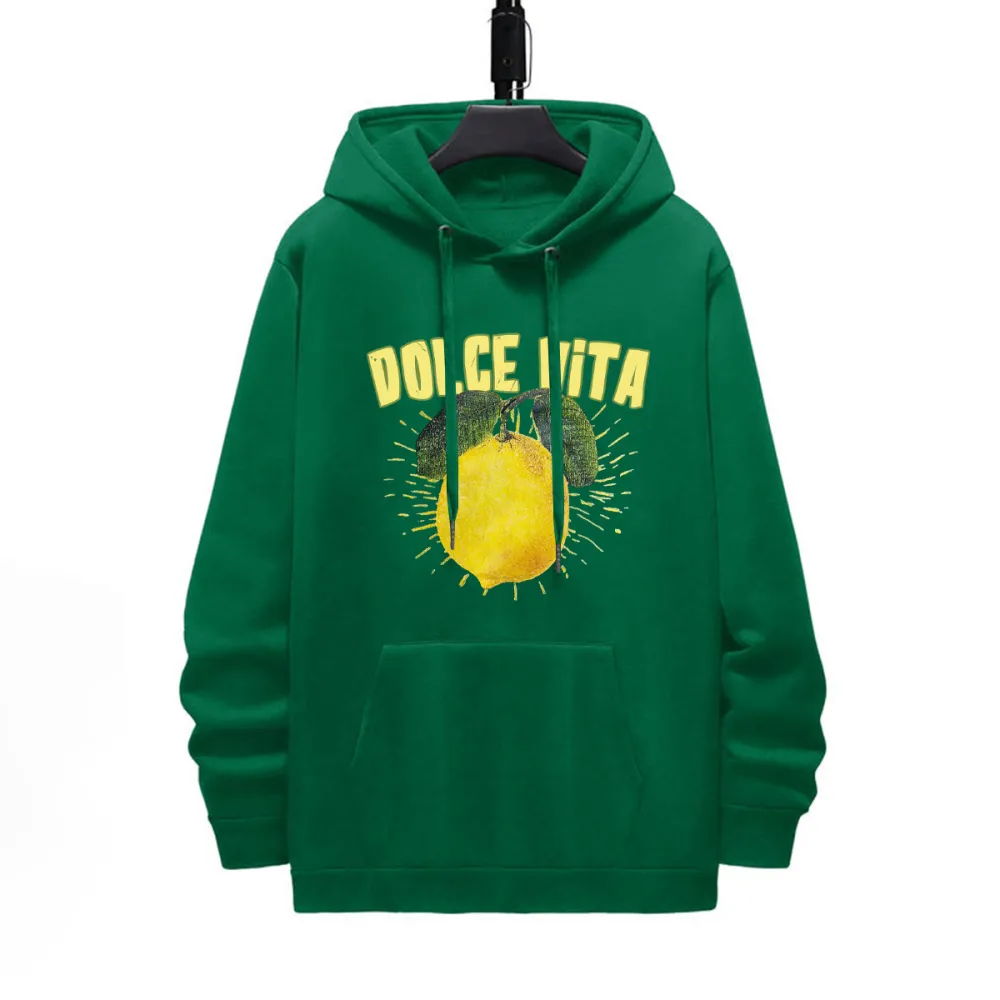 DOLCE VITA PATTERN PRINTED HOODIE