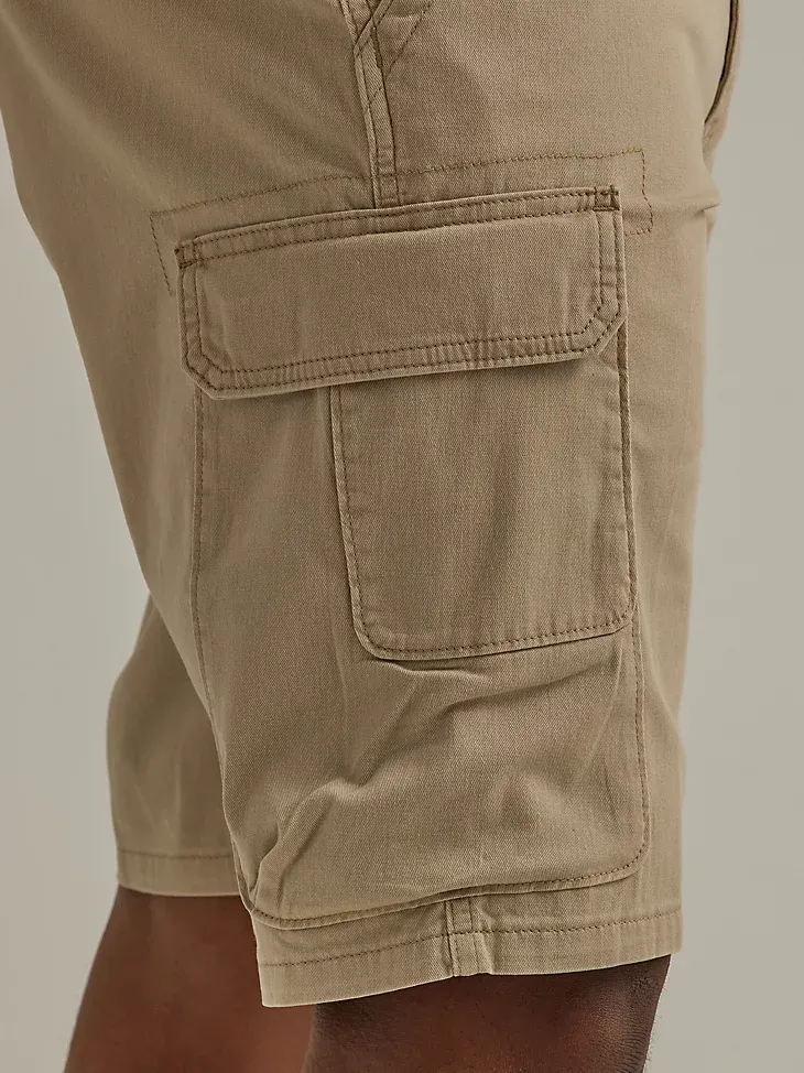 WRANGLER® MEN'S FIVE STAR PREMIUM STACKED CARGO SHORT IN TWILL