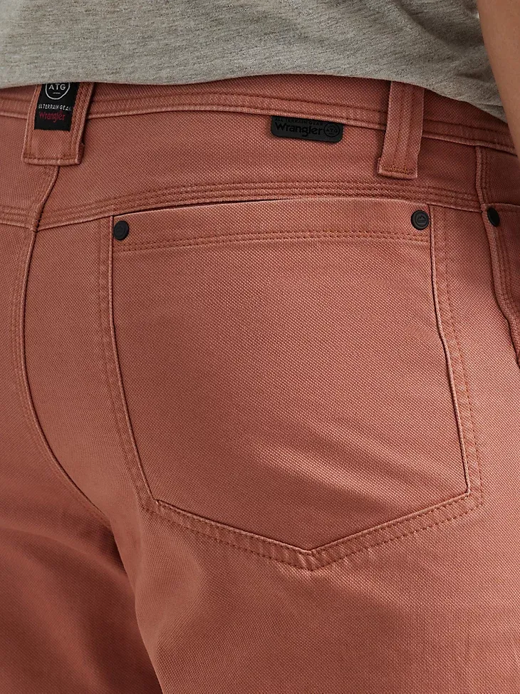 ATG BY WRANGLER™ MEN'S REINFORCED UTILITY SHORT IN COPPER BROWN