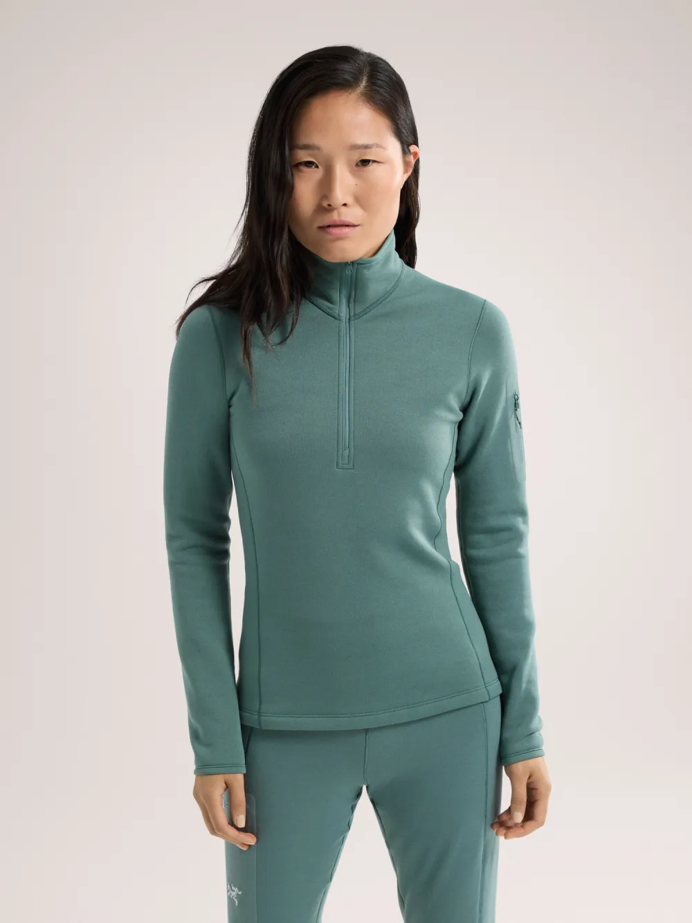 Rho Heavyweight Zip Neck Women's