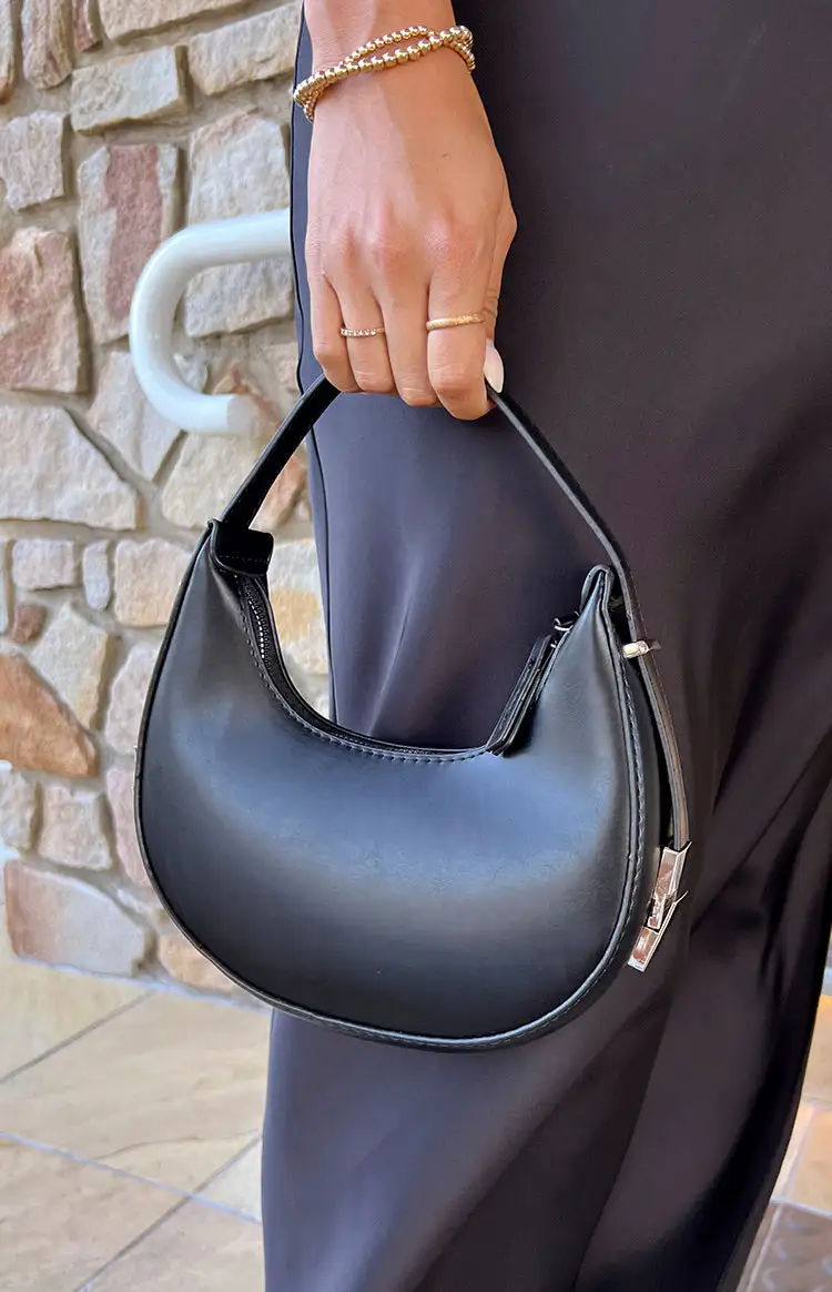 Ellisa Black Shoulder Bag