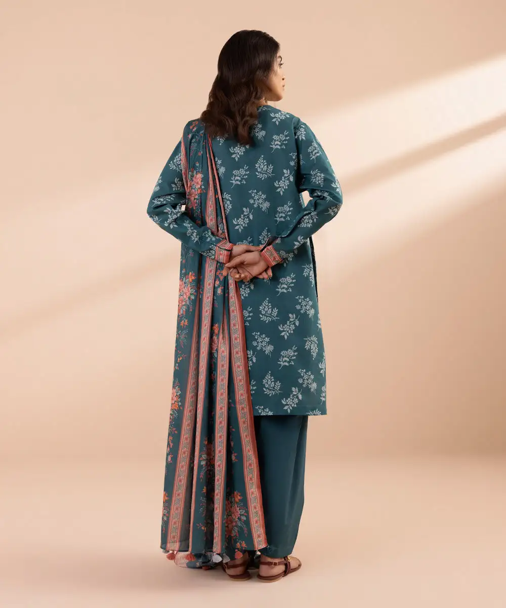 3 Piece - Printed Lawn Suit