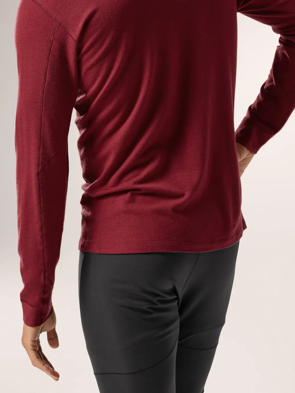 Rho Merino Wool Crew Neck LS Men's