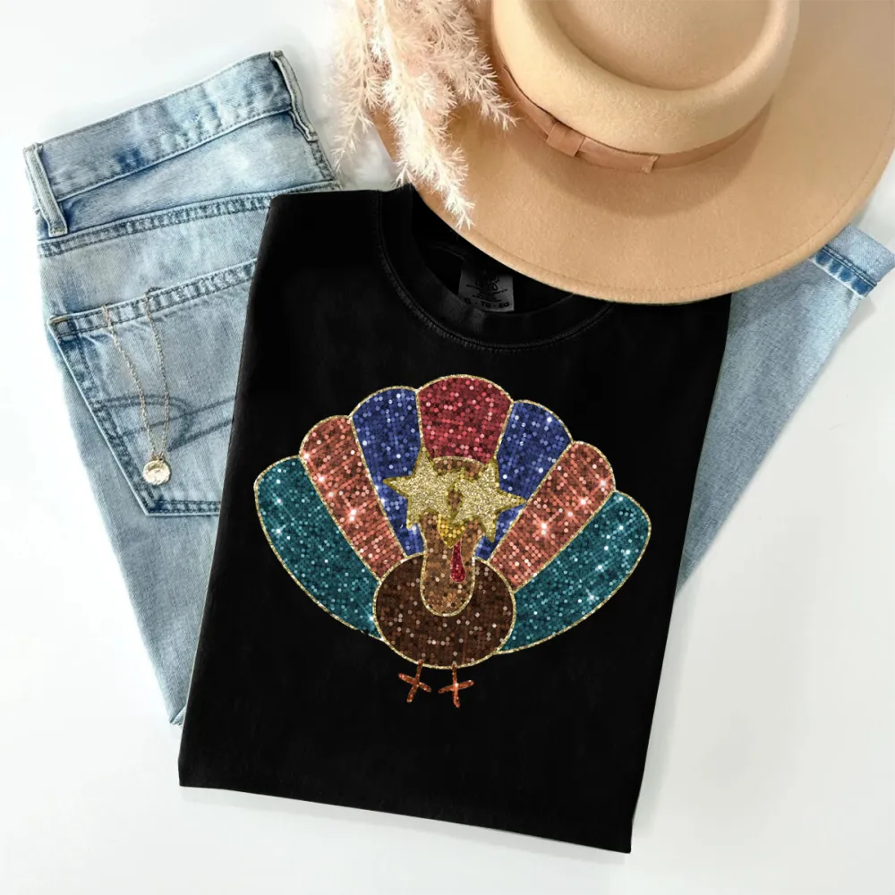 Thanksgiving Shiny Turkey T-shirt