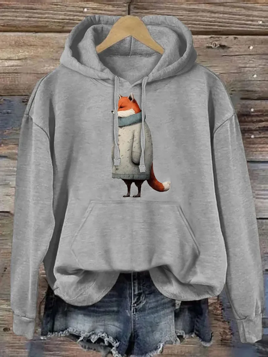 Funny Cute Wonderland Clothing Fox Hoodie