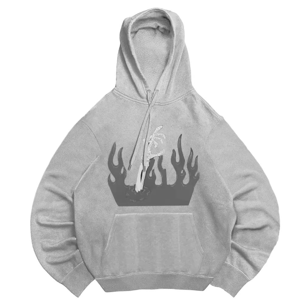 hand frame wave sweatshirt