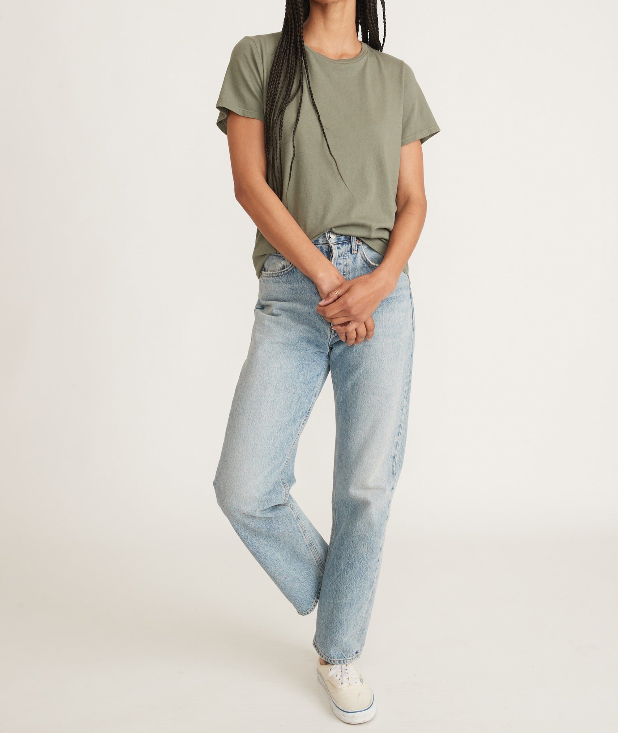 Easy Crew Vetiver Tee