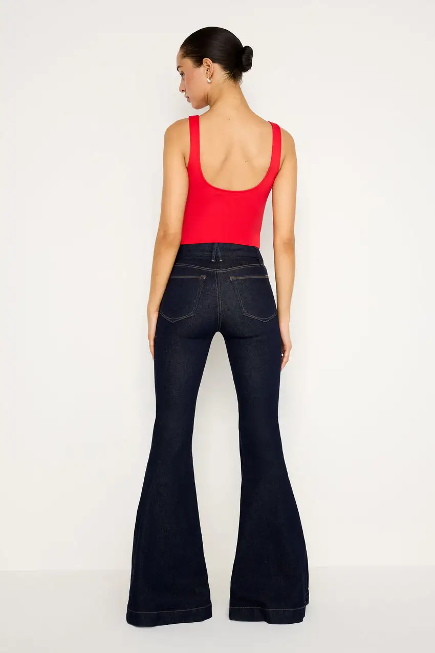 GOOD WAIST SUPER FLARE JEANS