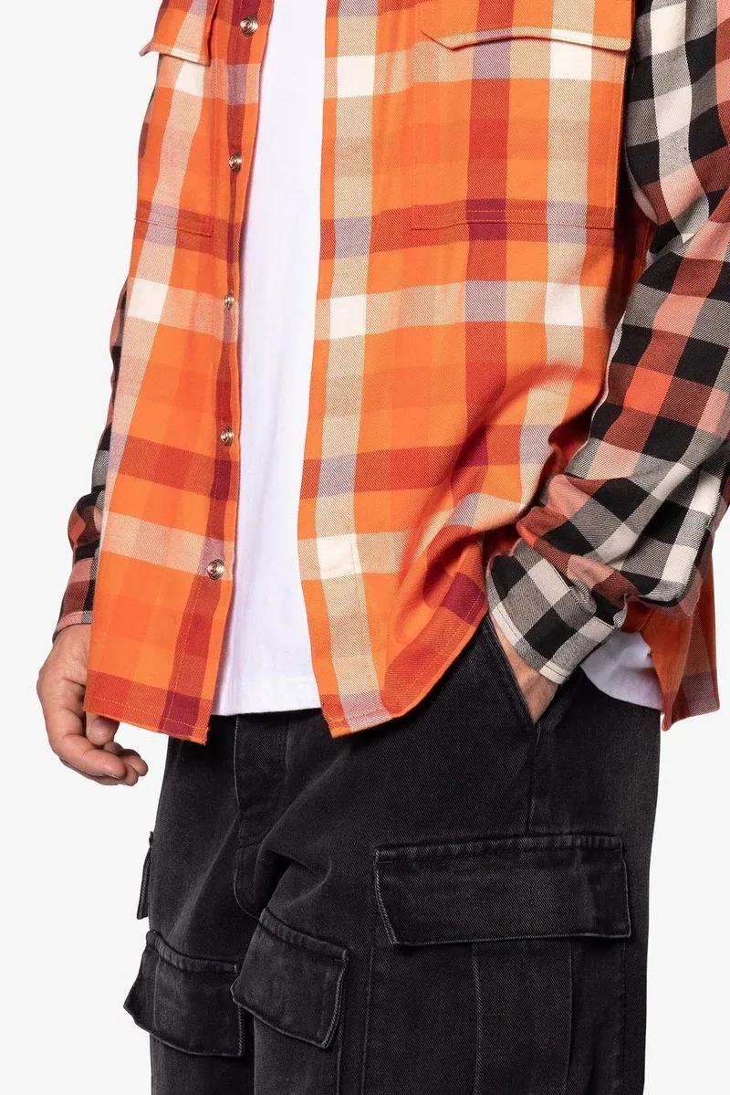 CHECKED SNAP FRONT SHIRT