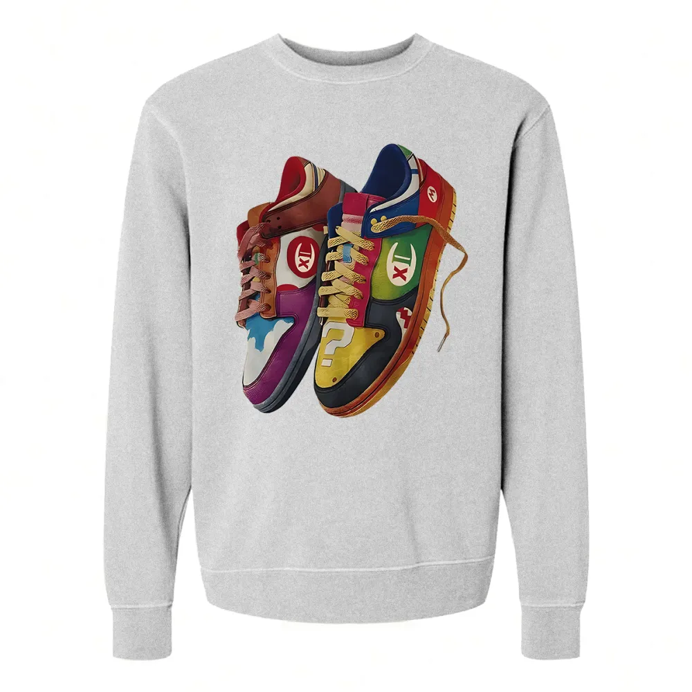 SHOE DESIGNED PATTERN PRINTED SWEATSHIRT 02