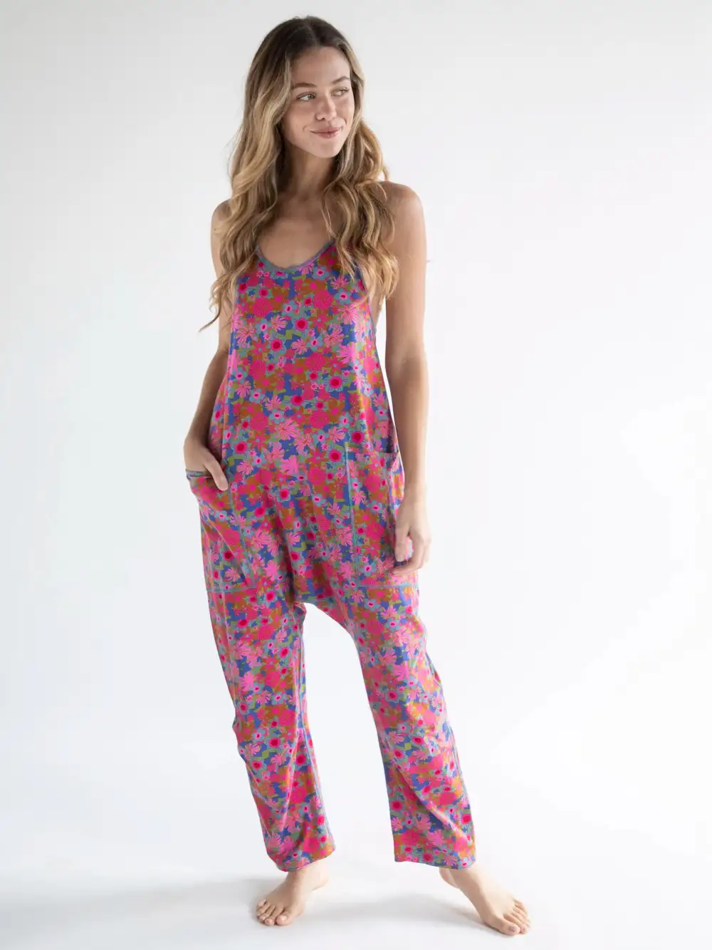 Lucy Jumpsuit - Rust Orchid Pink