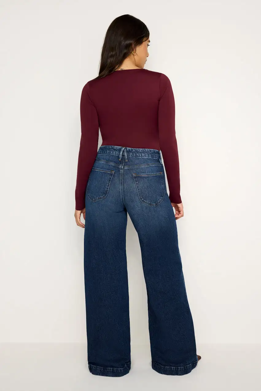 GOOD WAIST PALAZZO JEANS