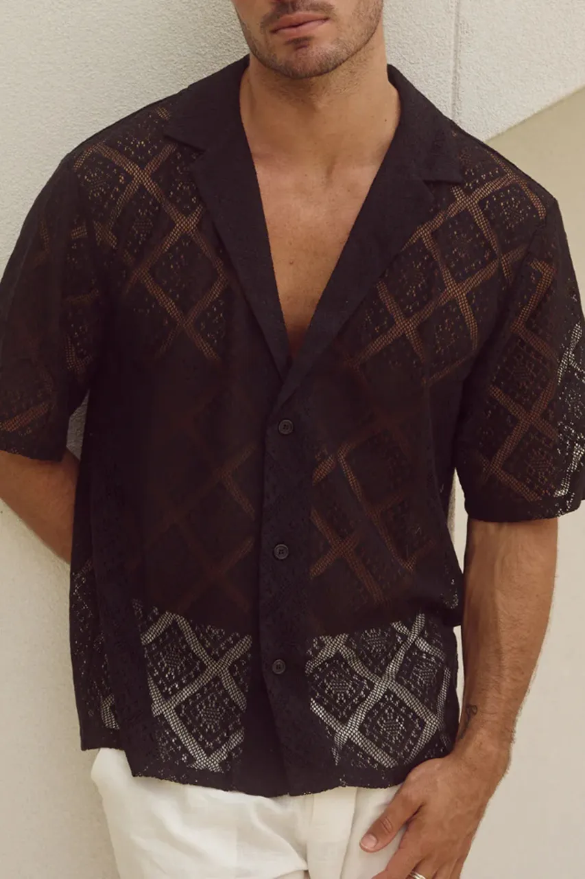 MESH BLACK TULUN SHIRT