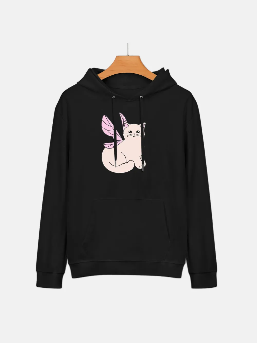 I GET WHATEVER TF I WANT PATTERN PRINTED HOODIE