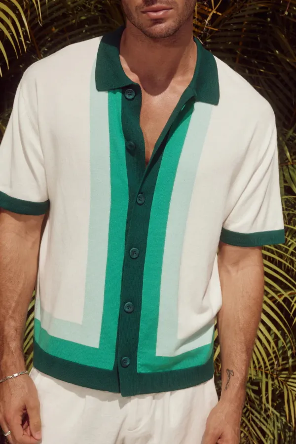 GRADIENT GREEN DARIUS SHIRT