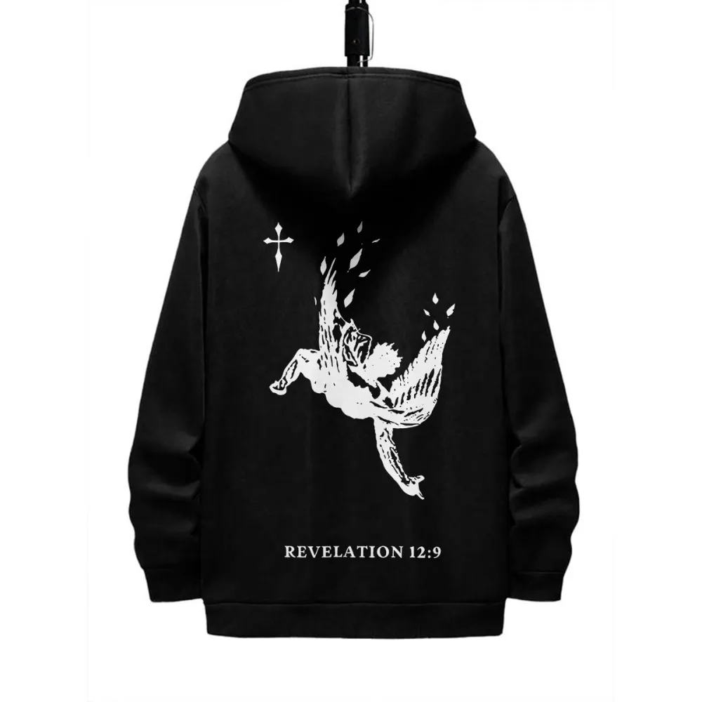 REVELATION DESIGNED PATTERN PRINTED HOODIE