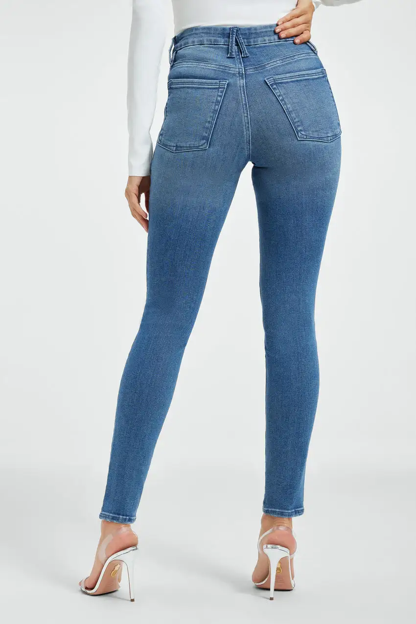 POWER STRETCH PULL-ON SKINNY JEANS